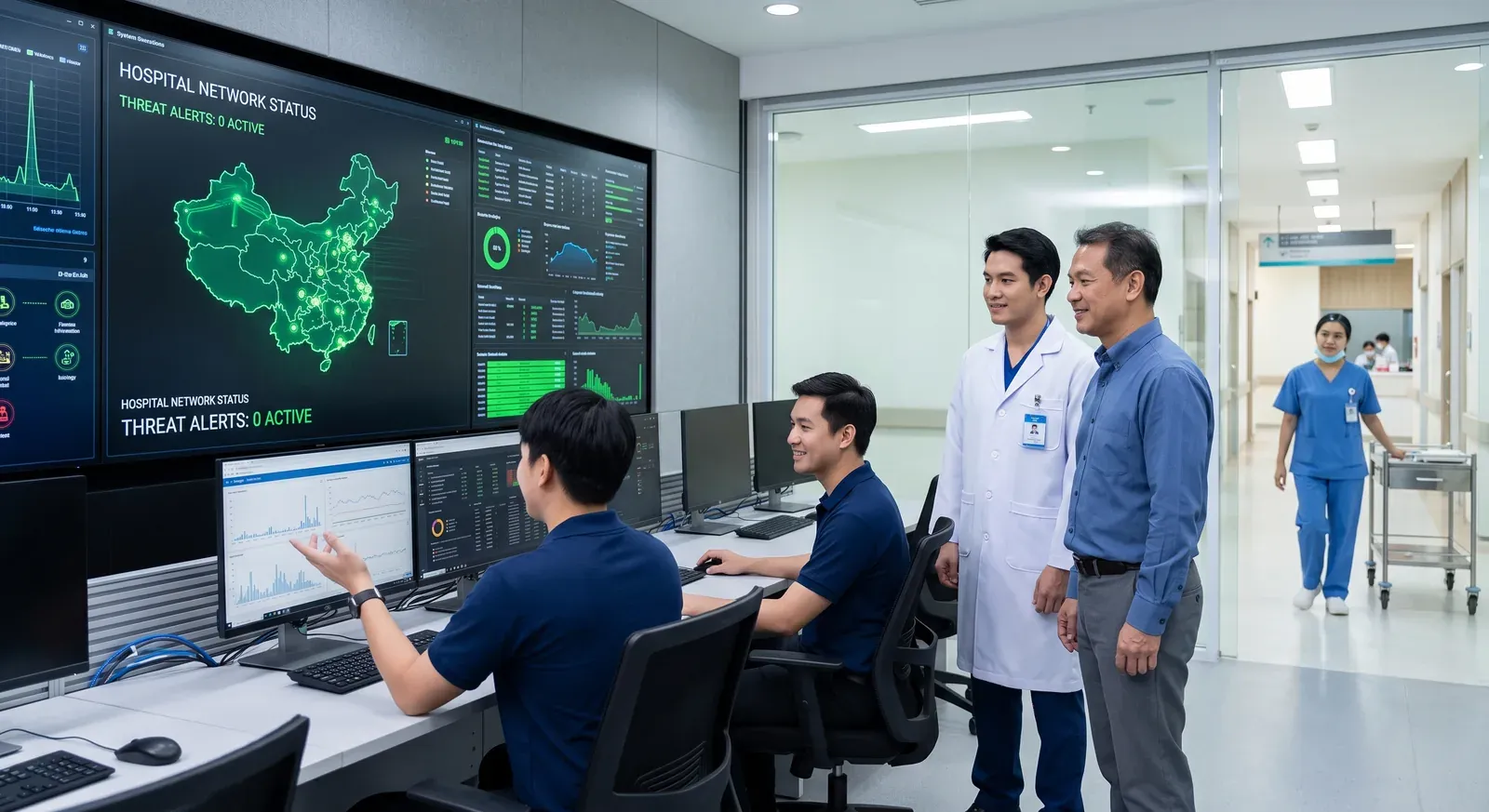 Securing a Large Hospital with the MSSP 5D Model