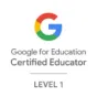 Google for Education — Certified Educator · Level 1